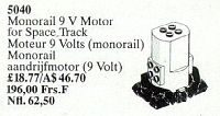 Monorail 9V Motor