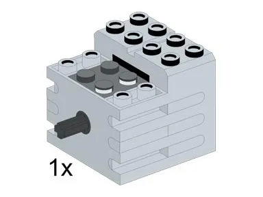 9V Motor with Gear Reduction