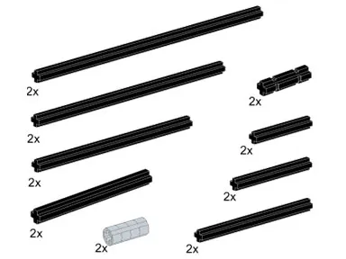 Assorted Cross Axles