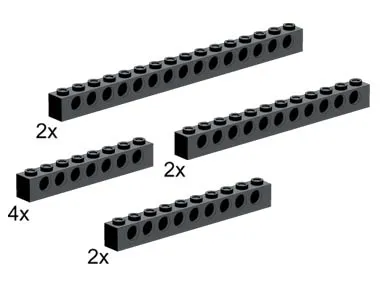 Large Beams with Holes
