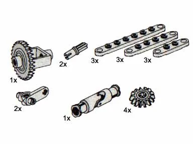 Differential Housing and Steering Elements