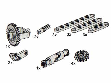 Differential Housing and Steering Elements