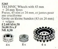 Tires (24-43 mm) with Spoked Hubs