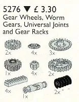 Gear Wheels, Worm Gears, Racks, Universal Joints
