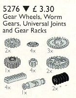 Gear Wheels, Worm Gears, Racks, Universal Joints