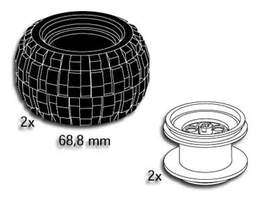 Balloon Tires (68.8 mm)