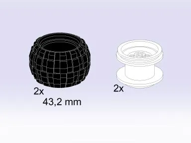 Balloon Tires (43.2 mm)