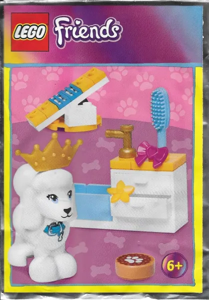 Poodle in Dog Parlor foil pack