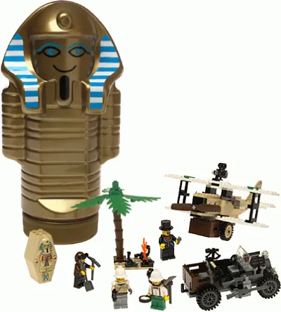 Treasure Raiders set with Mummy Storage Container