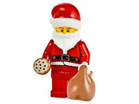 Advent Calendar 2014, City (Day 24) - Santa with Bag and Cookie
