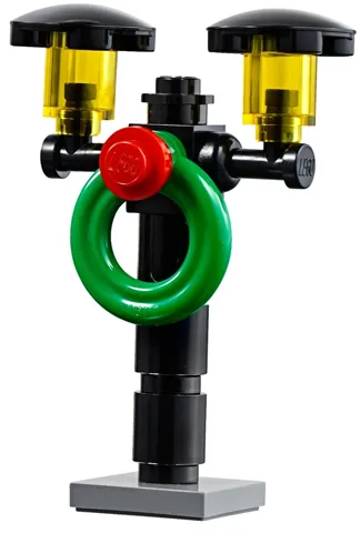 Advent Calendar 2016, City (Day 12) - Lamp Post with Wreath