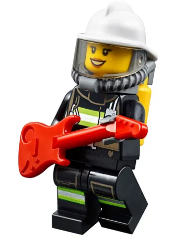 Advent Calendar 2016, City (Day  2) - Firewoman with Guitar