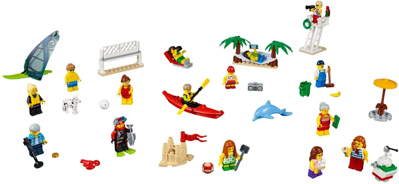 People pack - Fun at the beach