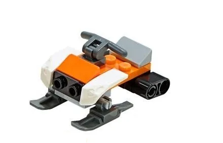 Advent Calendar 2019, City (Day 15) - Snowmobile