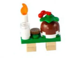 Advent Calendar 2021, City (Day 13) - Table with Food and Candle