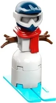 Advent Calendar 2023, City (Day  1) - Snowman on Skis