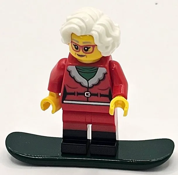 Advent Calendar 2023, City (Day 21) - Mrs. Claus on Snowboard