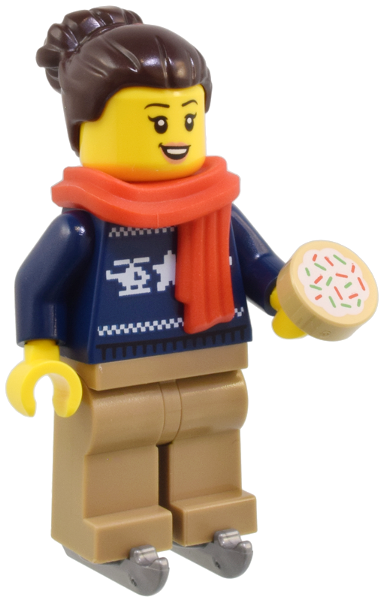 Advent Calendar 2024, City (Day 13) - Ice Skater with Holiday Sweater