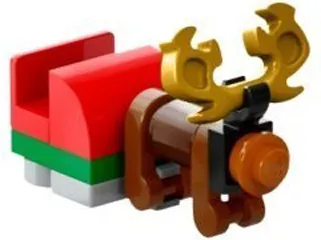Advent Calendar 2024, City (Day 18) - Toy Reindeer and Sleigh