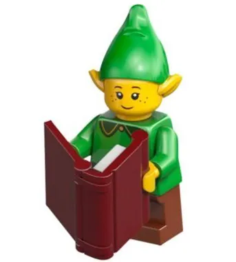 Advent Calendar 2026, City (Day 17) - Elf with Book