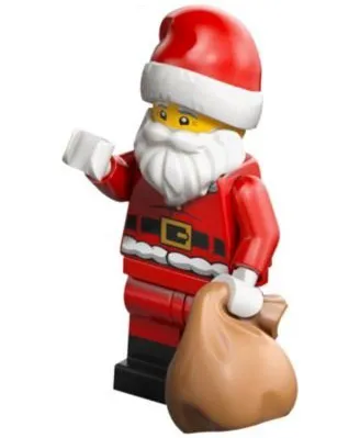 Advent Calendar 2026, City (Day 24) - Santa with Gift Bag