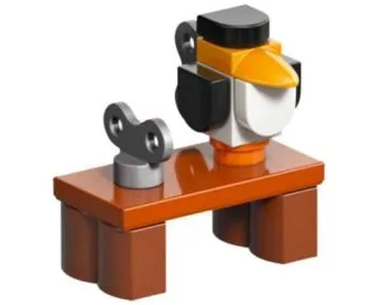 Advent Calendar 2026, City (Day  3) - Toy Penguin on Workbench