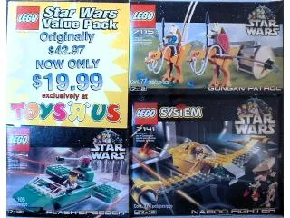 Star Wars Bundle Pack, Value Pack (Copack of Sets 7115, 7124, and 7141)