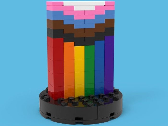 LEGO Brand Store Exclusive Build - Pride Flag