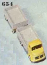 1:87 Mercedes Flatbed Truck/Trailer
