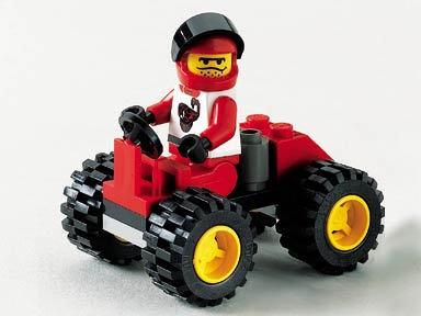 Red Four Wheel Driver