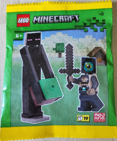 Ender Knight and Enderman paper bag