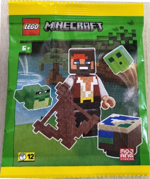 Pirate with Frog, Slime and Cartography Table paper bag