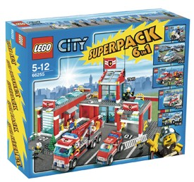 City Bundle Pack, Super Pack 6 in 1 (Sets 7235, 7236, 7741, 7890, 7942, and 7945)