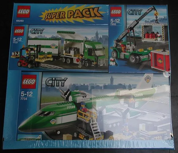 City Bundle Pack, Super Pack (Copack of Sets 7733, 7734, and 7992)