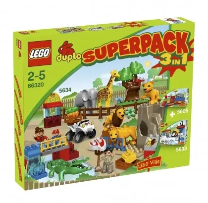 DUPLO Bundle Pack, Super Pack 3 in 1 (Sets 5606, 5633, and 5634)