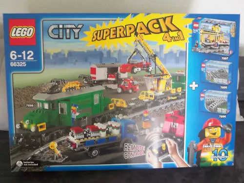 City Bundle Pack, Super Pack 4 in 1 (Sets 7895, 7896, 7898, and 7997)