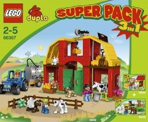 DUPLO Bundle Pack, Super Pack 3 in 1 (Sets 5644, 5646, and 5649)