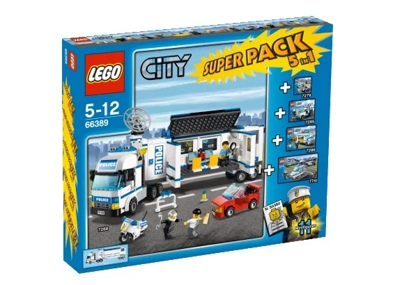 City Bundle Pack, Super Pack 5 in 1 (Sets 7279, 7285, 7286, 7288, and 7741)