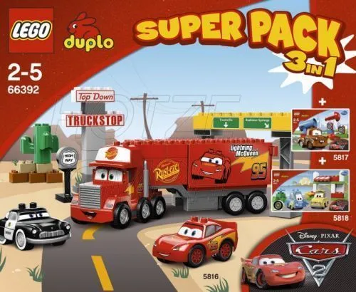 DUPLO Bundle Pack, Cars 2, Super Pack 3 in 1 (Sets 5816, 5817, and 5818)