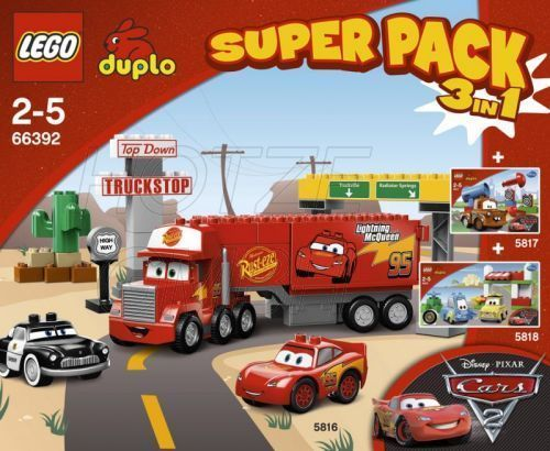 DUPLO Bundle Pack, Cars 2, Super Pack 3 in 1 (Sets 5816, 5817, and 5818)