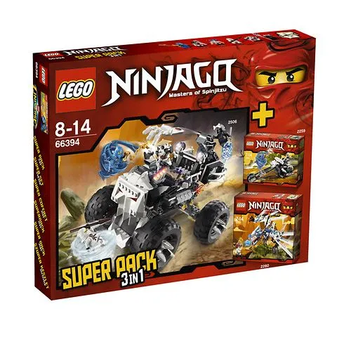 NINJAGO Bundle Pack, Super Pack 3 in 1 (Sets 2259, 2260, and 2506)
