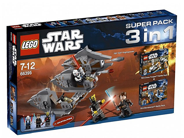 Star Wars Bundle Pack, Super Pack 3 in 1 (Sets 7913, 7914, and 7957)