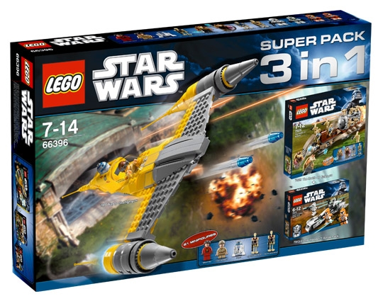 Star Wars Bundle Pack, Super Pack 3 in 1 (Sets 7877, 7913, and 7929)