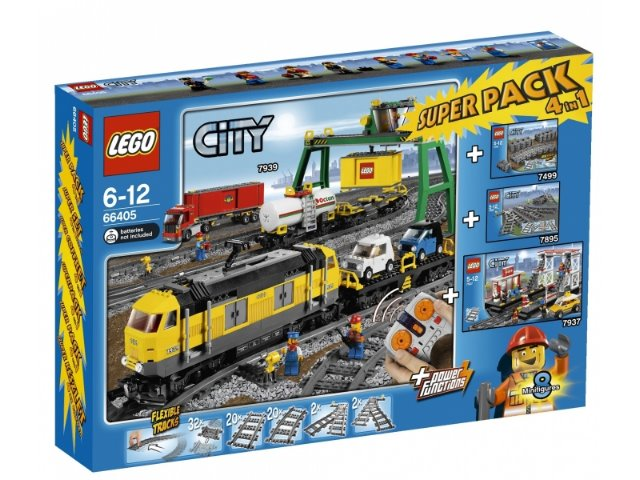 City Bundle Pack, Super Pack 4 in 1 (Sets 7499, 7895, 7937, and 7939)