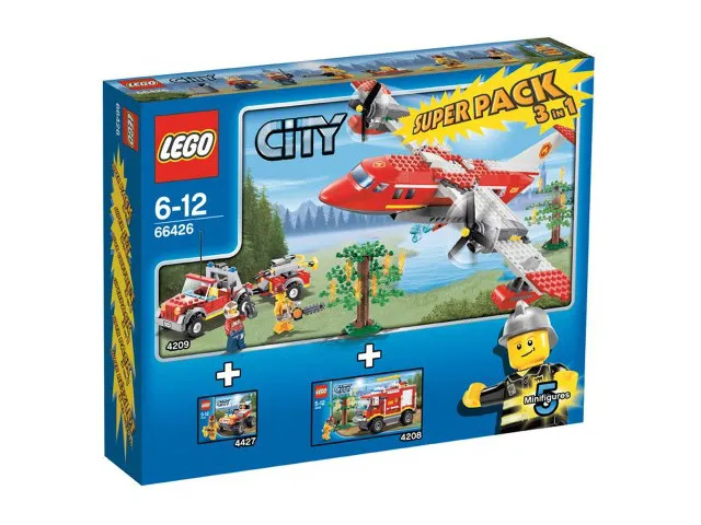 City Bundle Pack, Super Pack 3 in 1 (Sets 4208, 4209, and 4427)