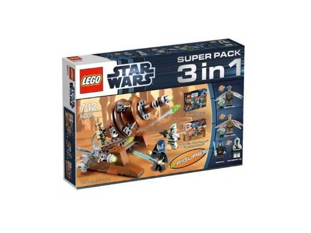 Star Wars Bundle Pack, Super Pack 3 in 1 (Sets 7914, 9488, and 9491)