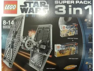 Star Wars Bundle Pack, Super Pack 3 in 1 (Sets 9490, 9492, and 9496)