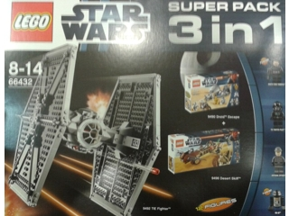 Star Wars Bundle Pack, Super Pack 3 in 1 (Sets 9490, 9492, and 9496)