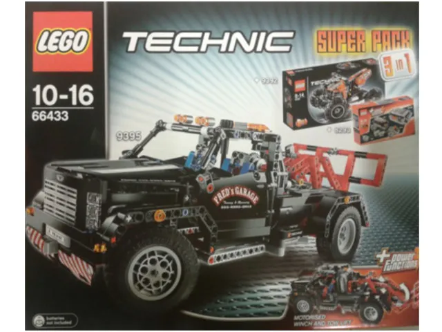 Technic Bundle Pack, Super Pack 3 in 1 (Sets 8293, 9392, and 9395)