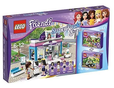 Friends Bundle Pack, Super Pack 3 in 1 (Sets 3187, 3934, and 3935)